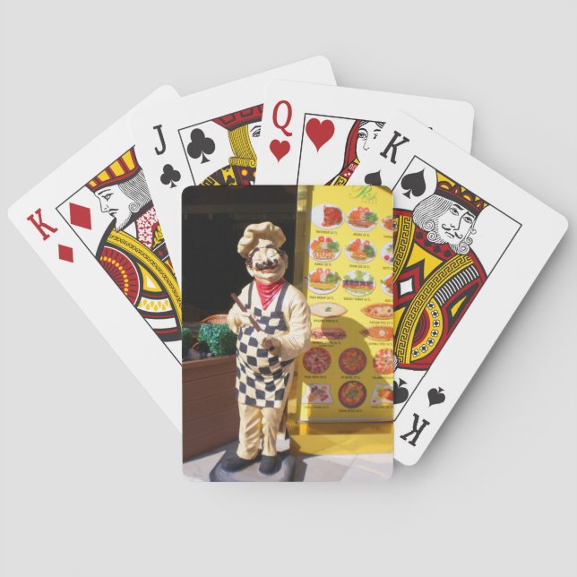 Baraja De Cartas Café Pasa Kebap en Kemer. Pavo (Reverso)