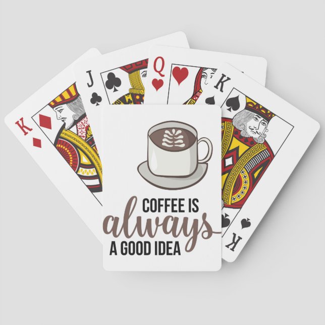 Baraja De Cartas Café Siempre Buena Idea (Reverso)