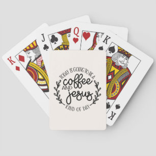 Baraja De Cartas Café y Jesús