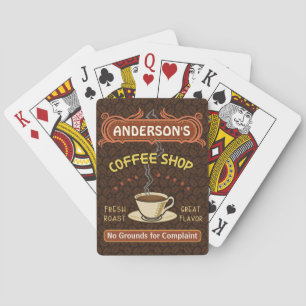 Baraja De Cartas Cafetería con Mug Crea tu Propia Personalización