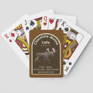 Baraja De Cartas Cafetería de chocolate Moose