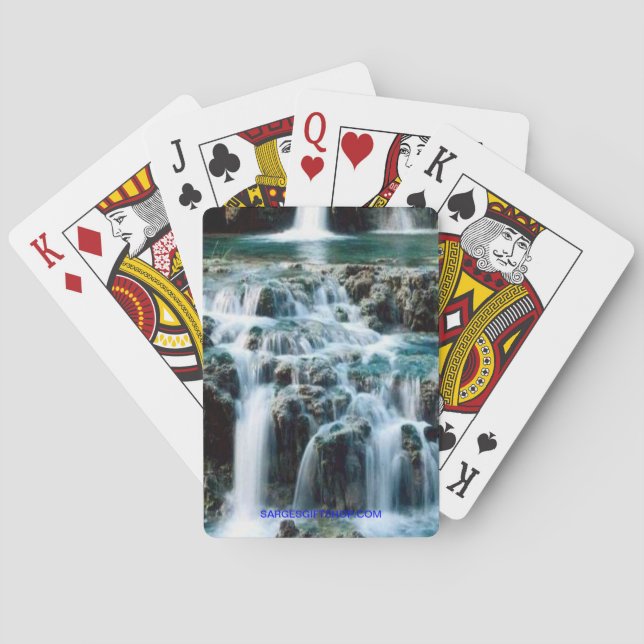 BARAJA DE CARTAS CAÍDA DEL AGUA (Reverso)