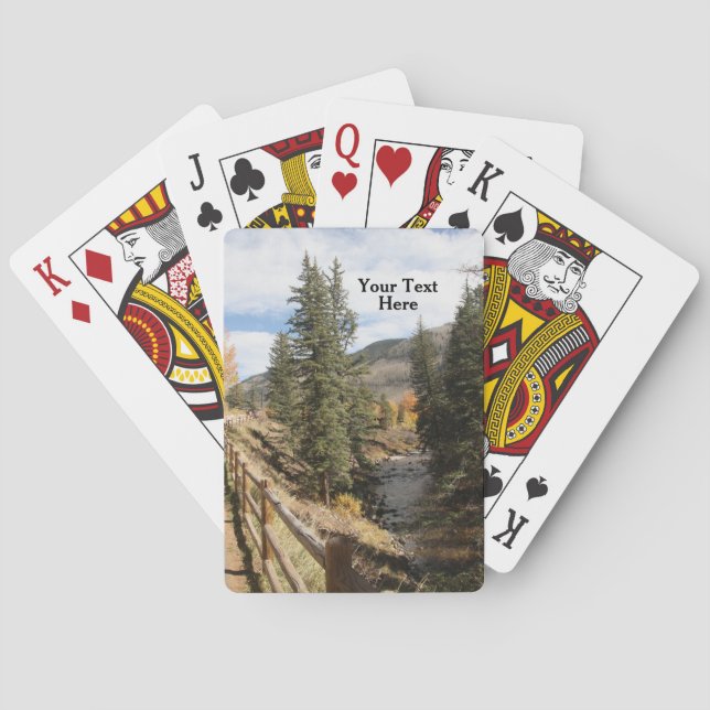 Baraja De Cartas Caída en Aspen (Reverso)