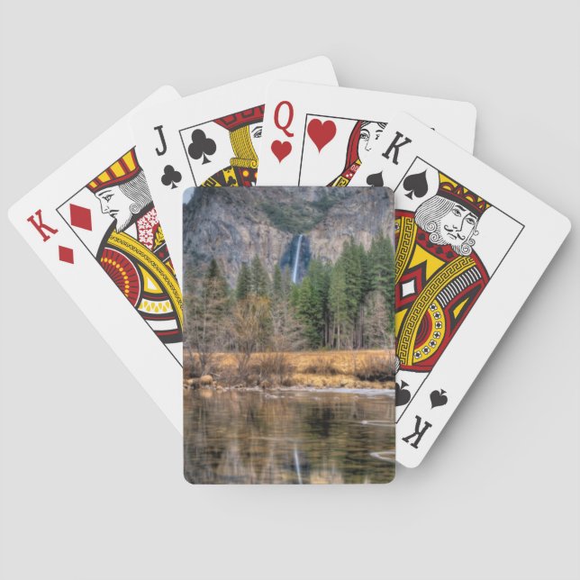 Baraja De Cartas Caídas Escénicas Yosemite (Reverso)