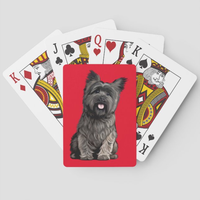Baraja De Cartas Cairn Terrier (Reverso)