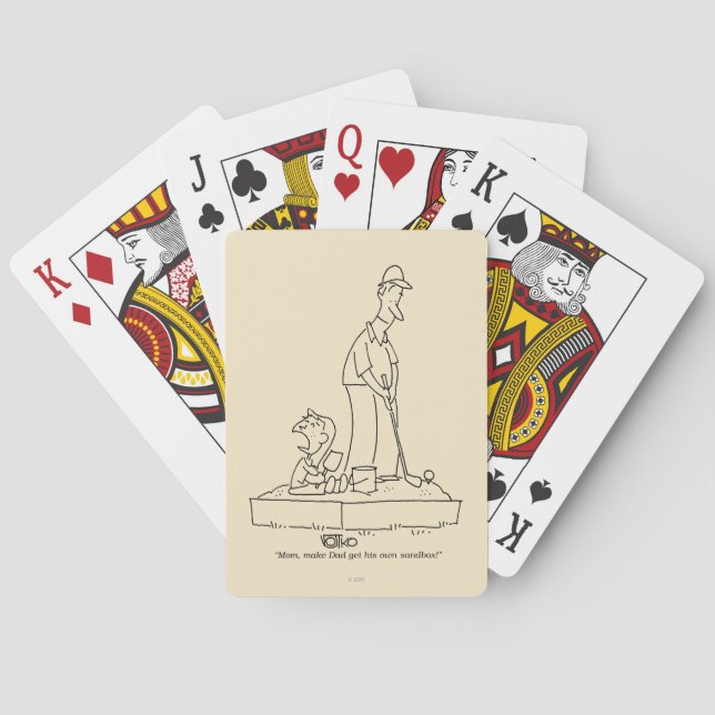 Baraja De Cartas Caja de arena (Reverso)