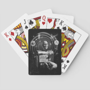 Baraja De Cartas Caja de Preguntas del Diablo Juego Vintage de Terr