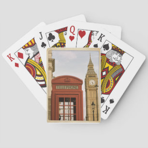 Baraja De Cartas Caja de teléfono y Torre del Big Ben