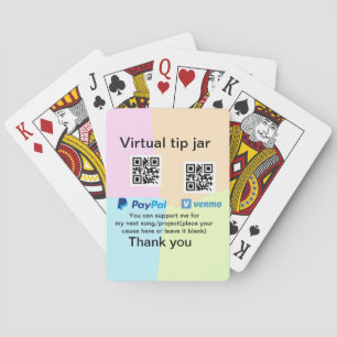 Baraja De Cartas Caja virtual de ayuda a través de código q donació