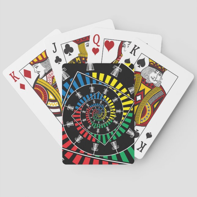 Baraja De Cartas Cajas de golf de disco giratorio (Reverso)