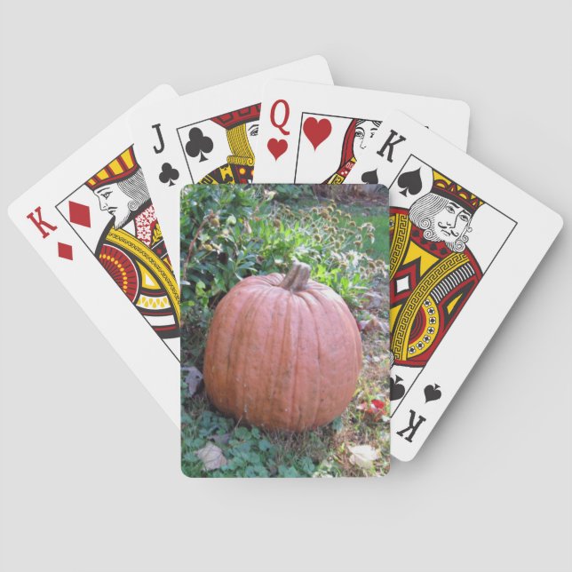 Baraja De Cartas Calabaza de Halloween (Reverso)