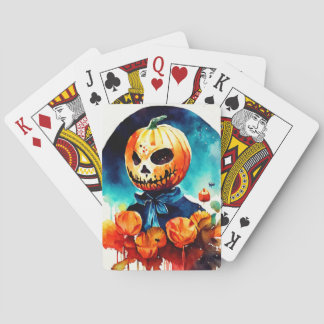 Baraja De Cartas Calabaza de Halloween