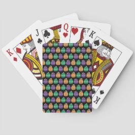 Baraja De Cartas Calabaza de Halloween Cubo de Caramelos
