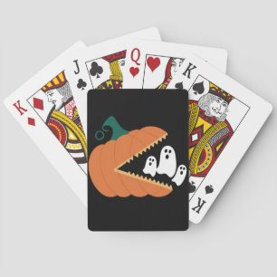 Baraja De Cartas Calabaza de Halloween Fantasmas Divertidos Niños 