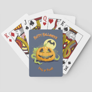 Baraja De Cartas Calabaza Halloween de Jack O' Lantern