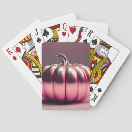 Baraja De Cartas Calabaza rosa brillante