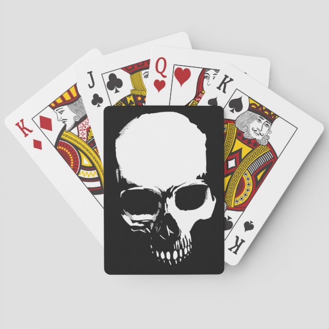 Baraja De Cartas Calavera (Reverso)