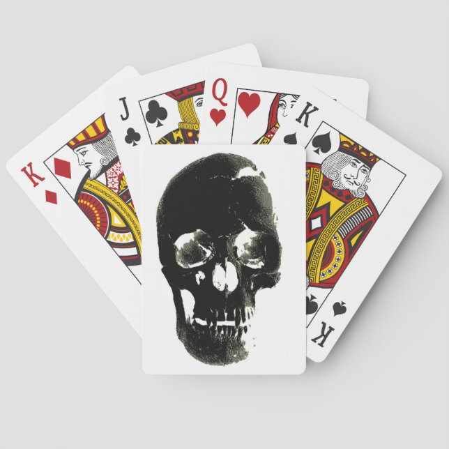 Baraja De Cartas Calavera (Reverso)