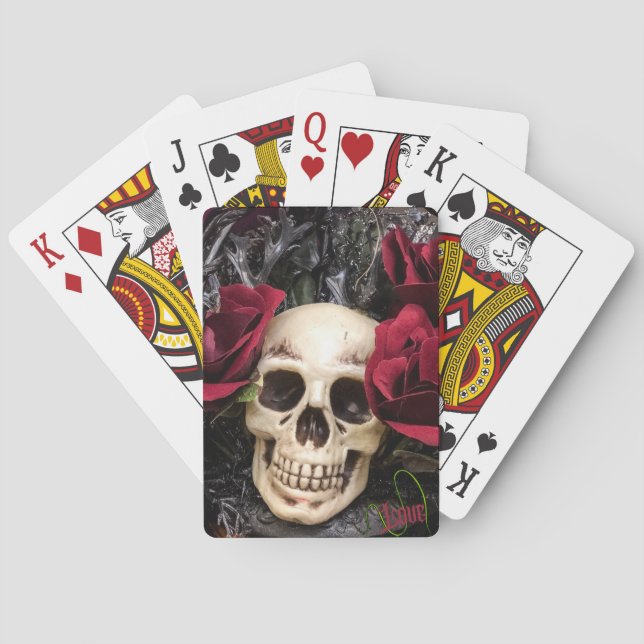 Baraja De Cartas Calavera (Reverso)