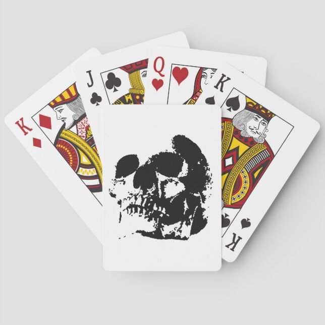 Baraja De Cartas Calavera (Reverso)