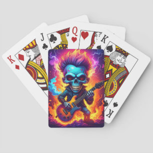 Baraja De Cartas Calavera de Punk Rock
