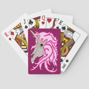 Baraja De Cartas Calavera de Unicorn