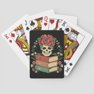 Baraja De Cartas Calavera Floral en tus Libros