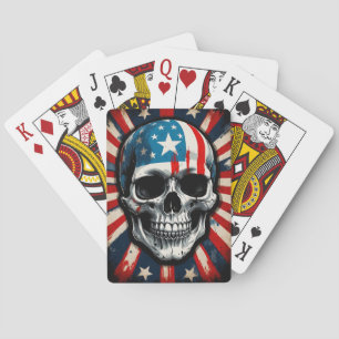 Baraja De Cartas "Calavera Patriótica: Rebelión de las estrellas y