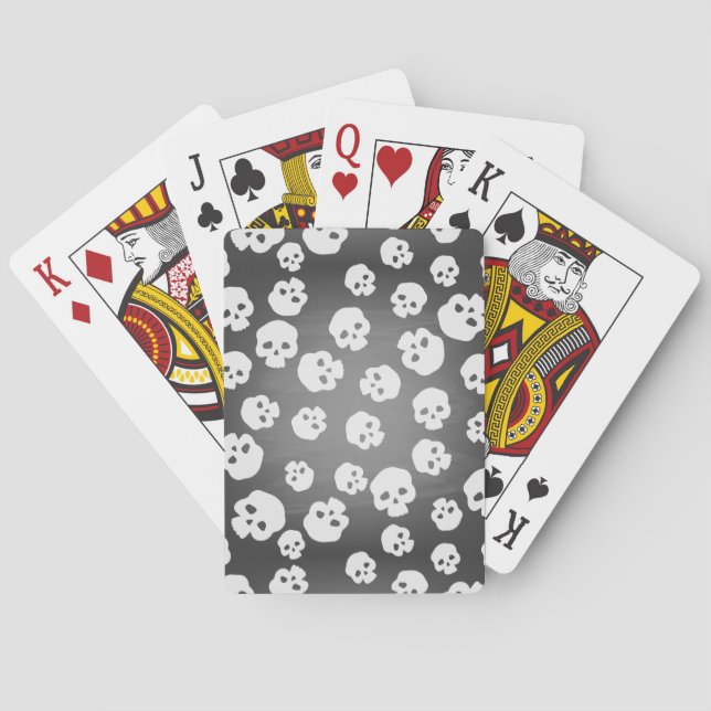 Baraja De Cartas Calaveras (Reverso)