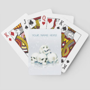 Baraja De Cartas Calaveras en la nieve