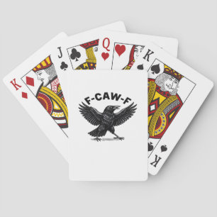 Baraja De Cartas Calcomanías divertidas para amantes de las aves F-