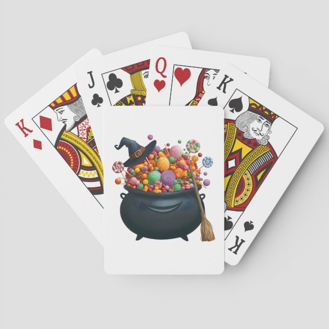 Baraja De Cartas Caldero De Risas Y Gominolas (Reverso)