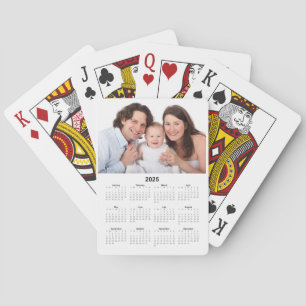 Baraja De Cartas Calendario 2025 con foto Personalizado