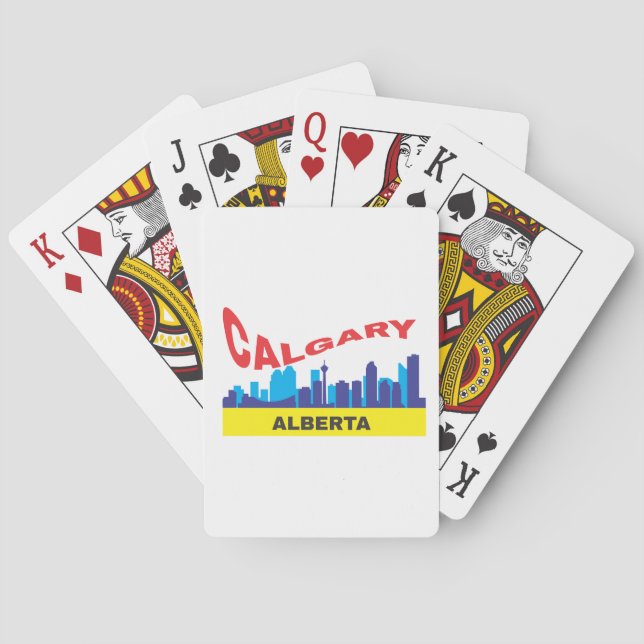 Baraja De Cartas Calgary (Reverso)