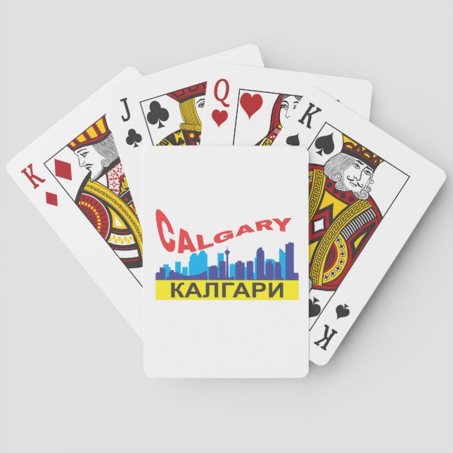 Baraja De Cartas Calgary cyrillic (Reverso)
