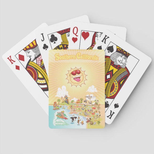 Baraja De Cartas California del Sur (Reverso)
