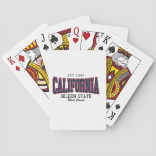 Baraja De Cartas California en 3D