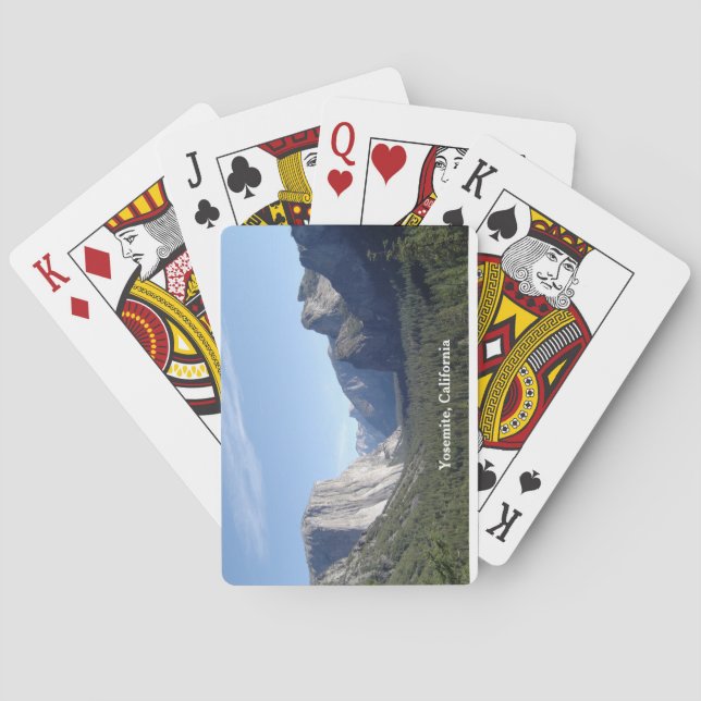 Baraja De Cartas California | Foto del Parque Nacional Yosemite (Reverso)
