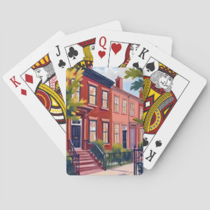 Baraja De Cartas Calle Beacon Boston Massachusetts