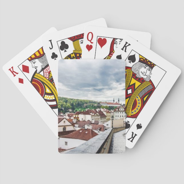 Baraja De Cartas Calle del centro de Praga (Reverso)