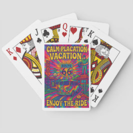 Baraja De Cartas Calm-Placation Vacation – Route 66 Playing Cards