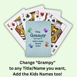 Baraja De Cartas Cambiar CUALQUIER texto - Esta copia pertenece a