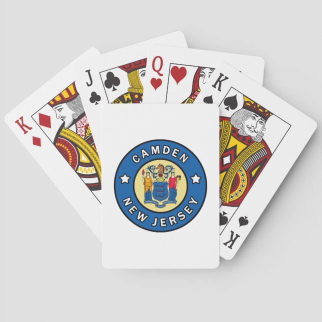 Baraja De Cartas Camden New Jersey (Reverso)