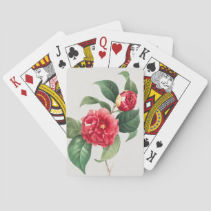 Baraja De Cartas Camelia Variada, Pierre-Joseph Redouté, 1833