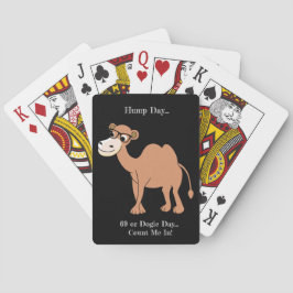 Baraja De Cartas Camello del Día del Hump.. Sobresonante