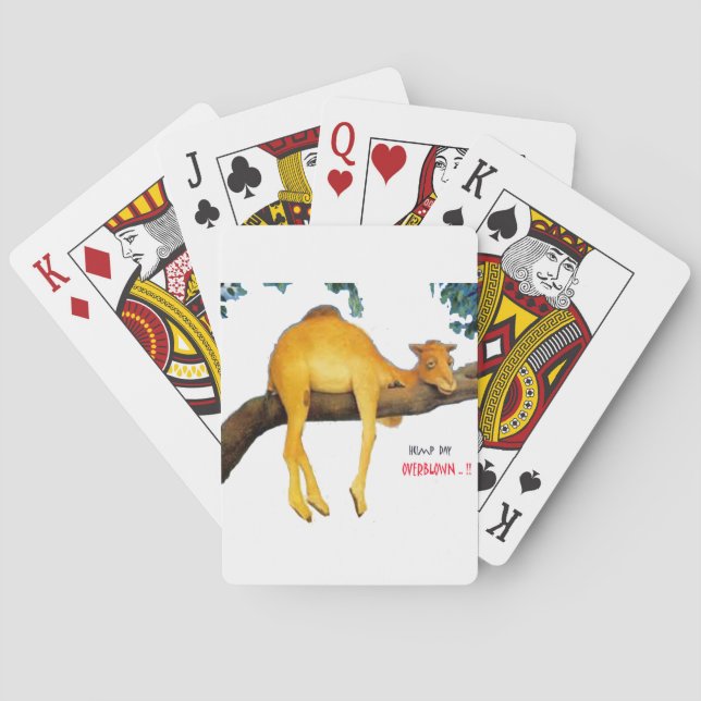 Baraja De Cartas Camello del Día del Hump.. Sobresonante (Reverso)