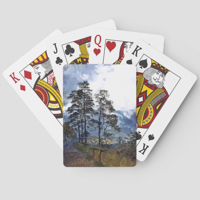 BARAJA DE CARTAS CAMINATA EN LA MONTAÑA (Reverso)