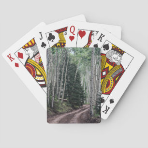 Baraja De Cartas Camino a través del río Birch