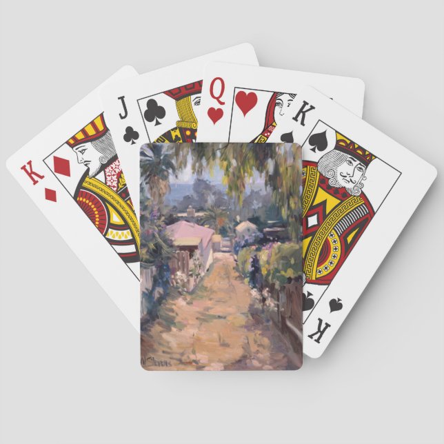Baraja De Cartas Camino costero (Reverso)