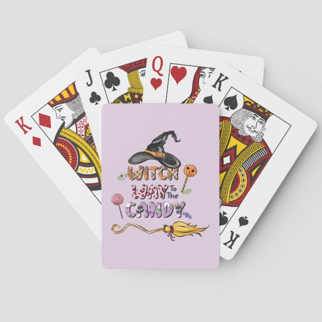 Baraja De Cartas Camino de bruja al canto (Reverso)